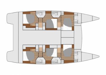Plan d'aménagement du voilier Plan d'amenagement du bateau