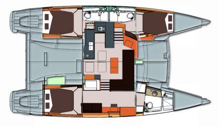 Plan d'aménagement du voilier Plan d'amenagement du bateau