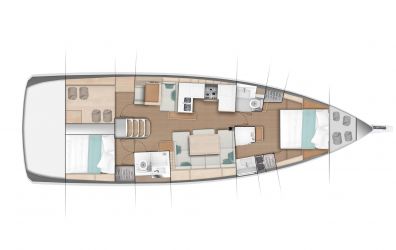 Plan d'aménagement du voilier Plan d'amenagement du voilier