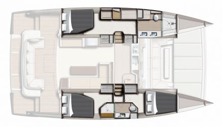 Plan d'aménagement du voilier Plan d'amenagement du bateau