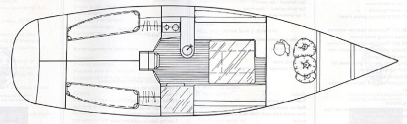 Plan d'aménagement du voilier Plan d'amenagement du voilier