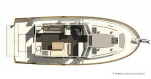 Plan d'aménagement du voilier Plan d'amenagement du bateau