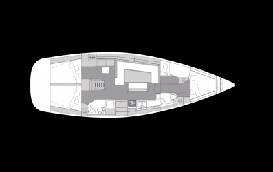 Plan d'aménagement du voilier Plan d'amenagement du bateau