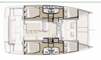 Plan d'aménagement du voilier Plan d'amenagement du bateau