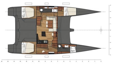 Plan d'aménagement du voilier Plan d'amenagement du bateau