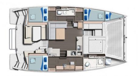 Plan d'aménagement du voilier Plan d'amenagement du bateau