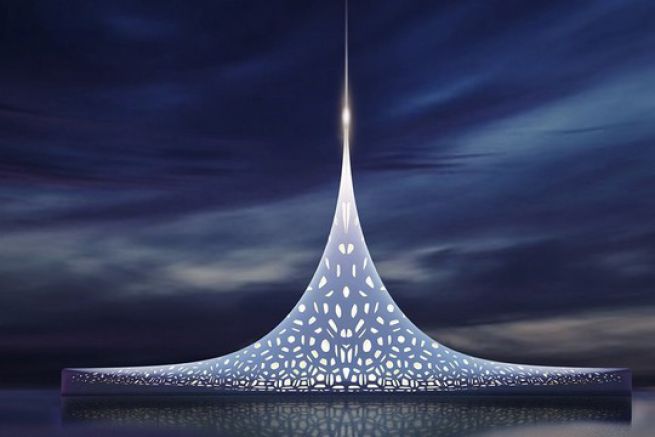 Un superyacht en forme d'étoile