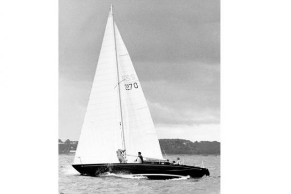 TINA en route vers la victoire de la One Ton Cup 1966, Copenhague, Danemark.