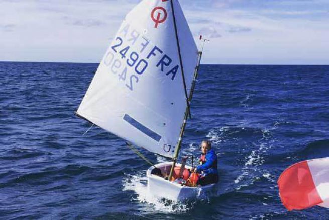Travers�e de la Manche sur un Optimist