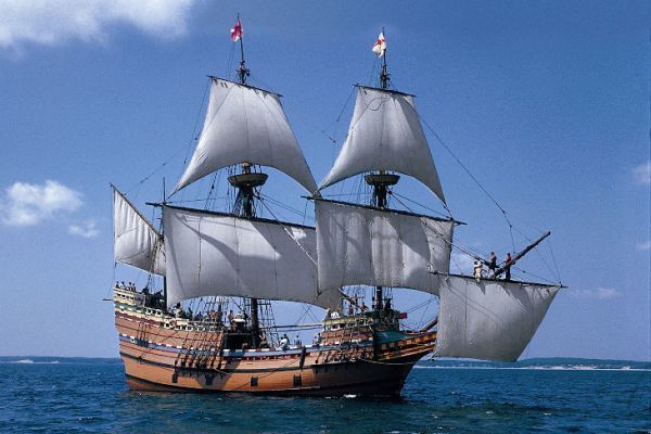 Le Mayflower, bateau des Pres plerins