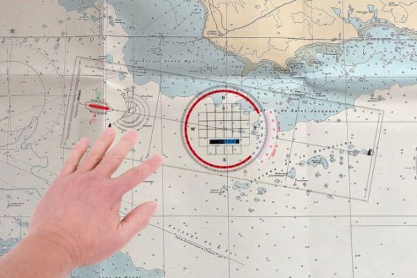 Comment utiliser une rgle rapporteur en navigation ?