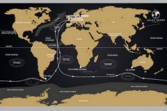 Le parcours de Spindrift 2 sur le Trophe Jules Verne