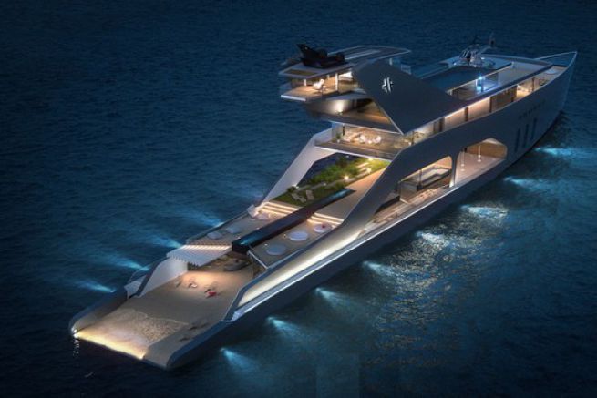 Concept de megayacht de 108 m