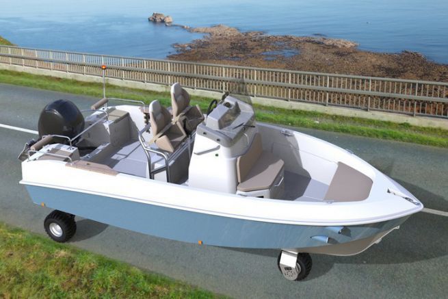 Le Tringa, bateau amphibie