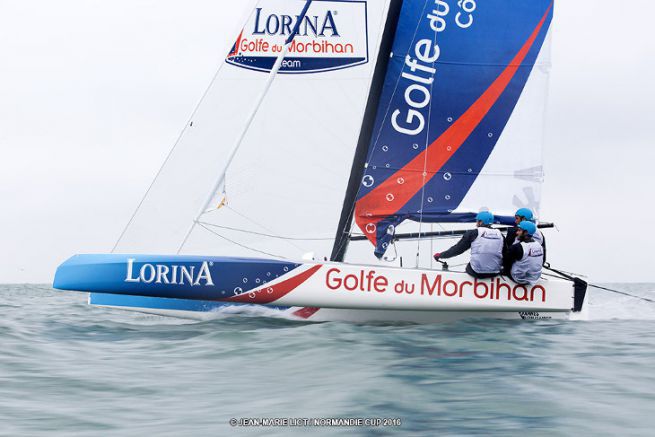 Le Diam 24 Lorina-Golfe du Morbihan lors de la Normandie Cup 2016