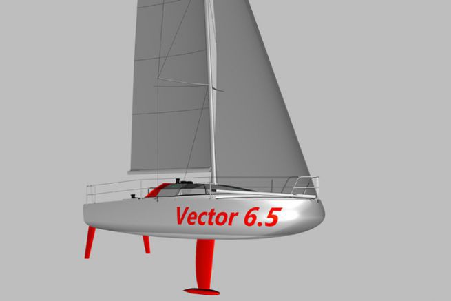 Vector 6.5, le scow a la cote en Mini