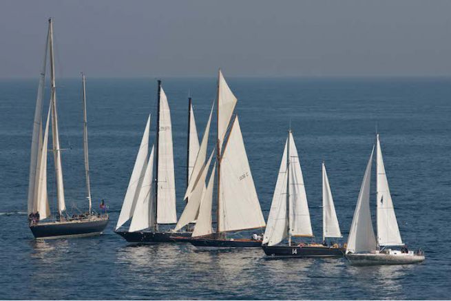 La Flotte des Pen Duick aux Voiles de Saint Tropez