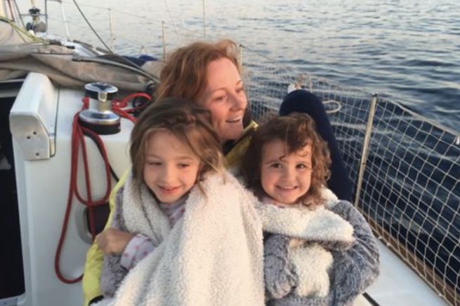 Mlanie, Lou et Lisa de Sailing Kalispera