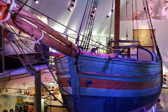 Le sloop d'Amundsen qui a ouvert le Passage du Nord-Ouest