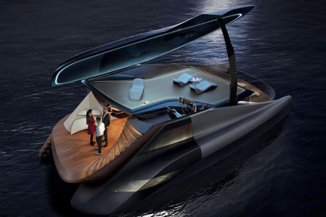 catamaran electrique mer concept