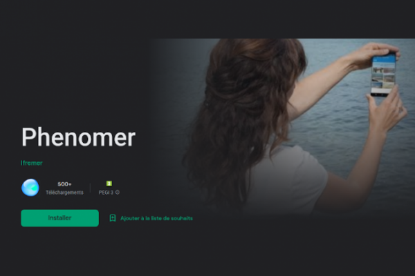 Phenomer: une application participative quand la mer fait bloom!