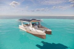 Millikan Boats M9, un catamaran 100 % franais qui navigue  l'nergie solaire