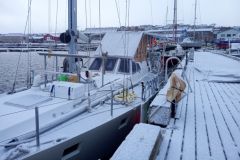 Comment bien hiverner sur son voilier en pays froid: exemple  St Pierre et Miquelon