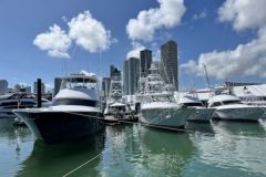 Le salon nautique international de Miami se tient du 14 au 18 fvrier
