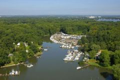 Le Baltimore Boating Center est situ directement sur la baie de Chesapeake