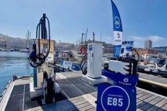 La nouvelle pompe E85 sur le port de Marseille