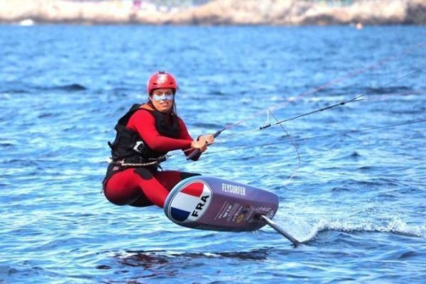 Lauriane Nolot, le talent et l'enthousiasme en kitefoil sur les JO 2024