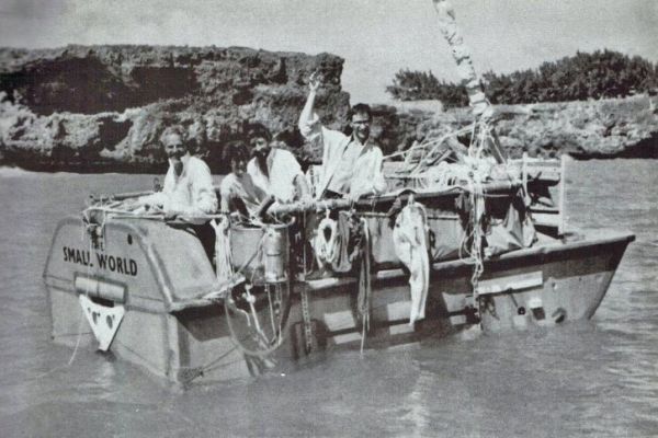 L'aventure tonnante du Small World : une traverse de l'Atlantique en ballon et  la voile en 1958