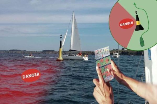 Sécurité en mer : repérer les dangers signalés par les cardinales, les navires privilégiés...