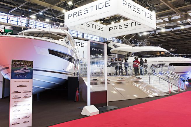 Le stand Prestige au Nautic 2016