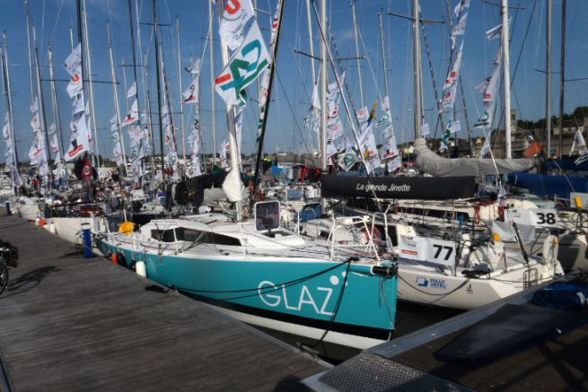 Le Glaz, voilier JPK 10.80 sponsorisé par le Crédit Agricole du Finistère, lors du Tour du Finistère 2019