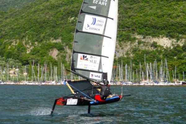 En vol sur le lac de Garde