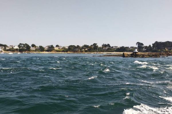 Le Faucheur, à l'entrée du golfe du Morbihan