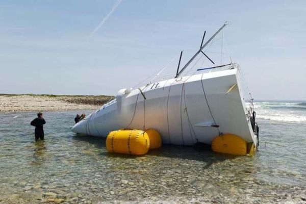 Finalement peu de dégâts sur le Figaro