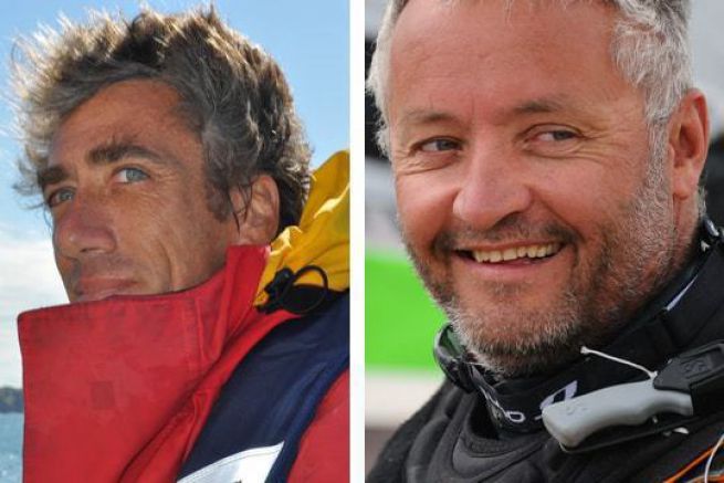 Gilles Lamir� et Yvan Bourgnon en Multi50