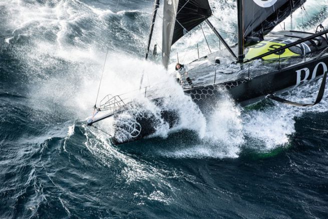 Alex Thomson sur Hugo Boss