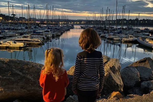 Premire nuit au port pour nos enfants