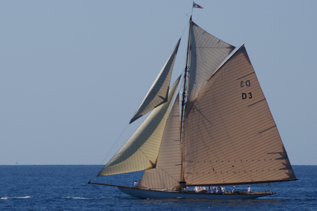 Voilier sous clinfoc-yankee-trinquette